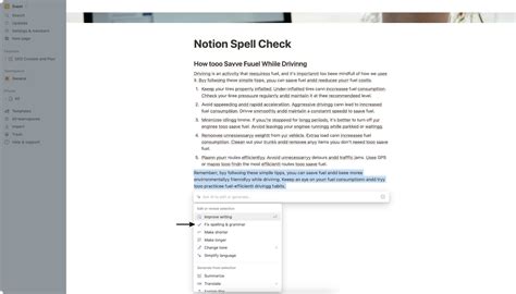 How To Spell Check Language In Notion Notion Ai Vs Grammarly