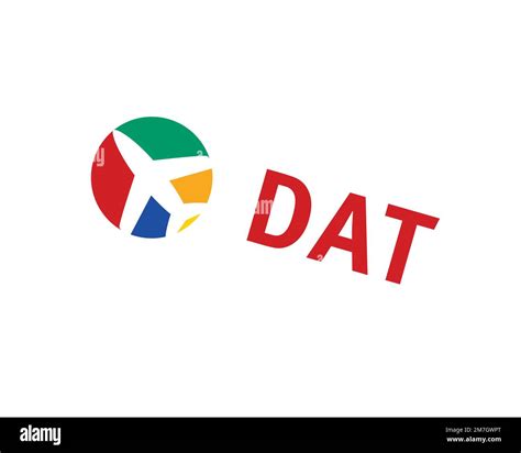 Danish Air Transport, rotated logo, white background B Stock Photo - Alamy