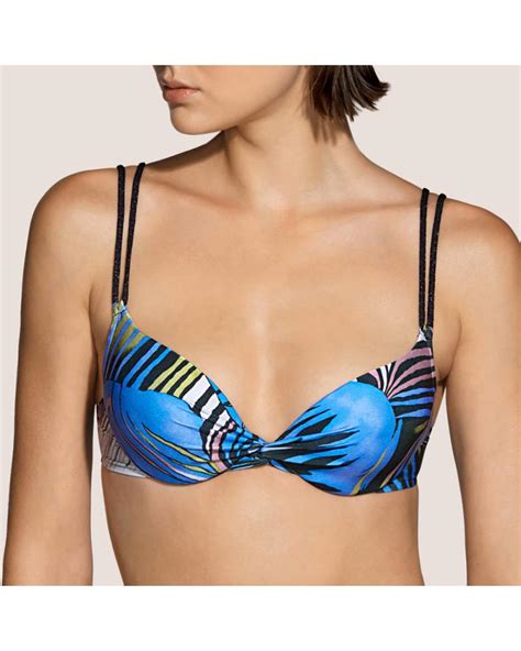 Bikini Andr S Sarda Colecci N Mahoni Color Azul Tallas B B