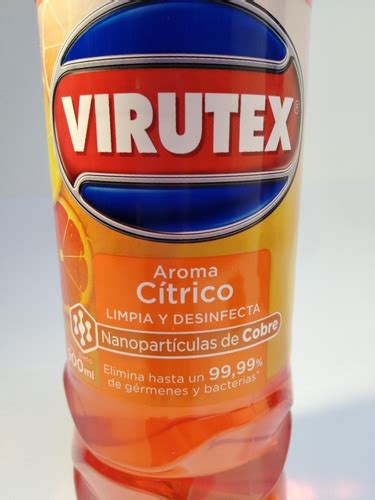 Limpiador Desinfectante 900ml Virutex Cítrico 99 9 antivirus Cuotas