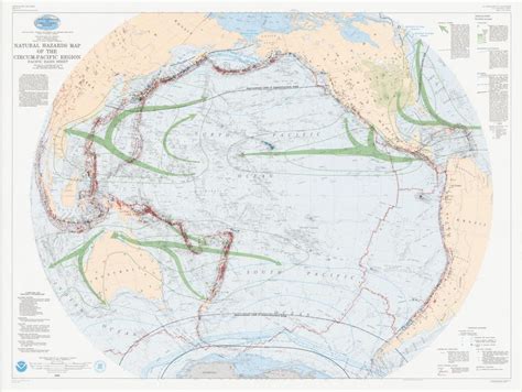 Map Monday #3: Natural Hazards Map of the Circum-Pacific Region – Club Josh