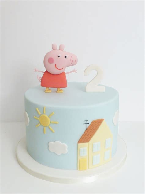 Peppa Pig Cake Png 1 2001 600 Pixels Tartas De Peppa Pig Pastel De