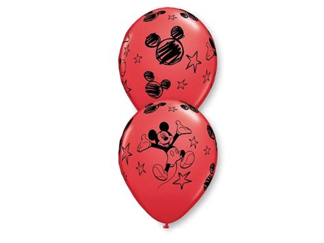 Balony Urodzinowe Myszka Mickey 30 Cm 6 Szt BALONY BALONY