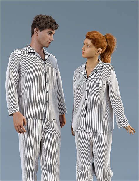 Dforce H C Pajamas Set For Genesis Daz D