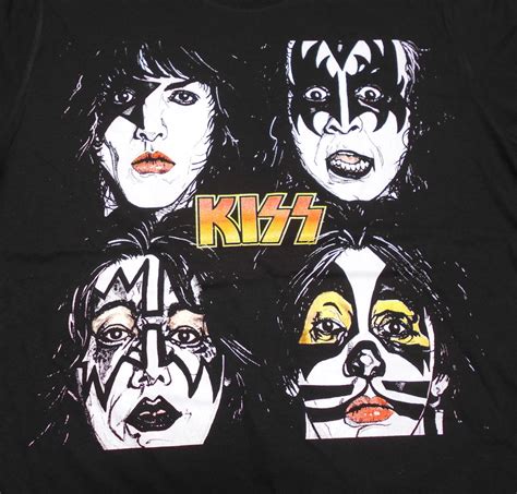 Yahooオークション 新品 【kiss】キッス プリント Tシャツ M ジ