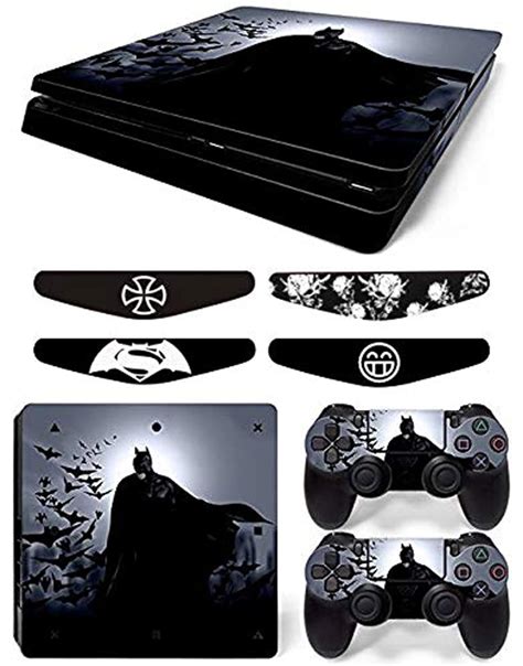 Elton Batman Grey Black Theme M Skin Sticker Cover For Ps Slim