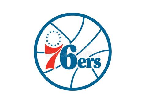 philadelphia ers logo editorial stock image illustration