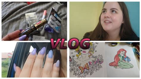 Haul Kolorowanki I Nowe Paznokcie Vlog YouTube