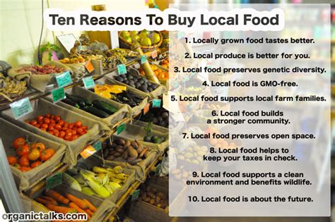 Ten Reasons To Buy Local Food