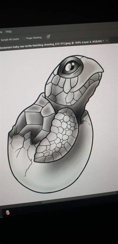 Realistic Turtle Drawing At Explore Collection Of