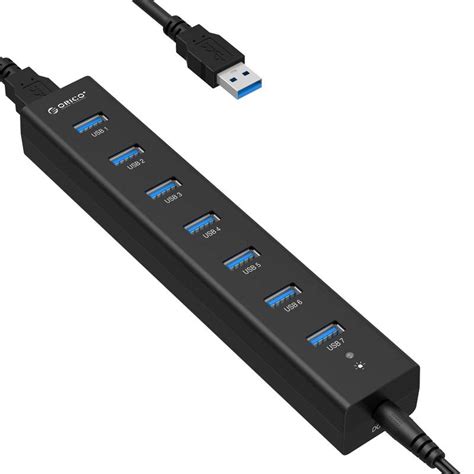 Orico 7 Port Usb 30 Hub H7013 U3 Black H7013 U3 Bk Au