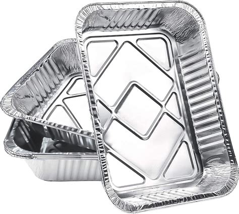 YKUKIZEE 30Pack Large Foil Trays For 3500ml Disposable Roasting Foil