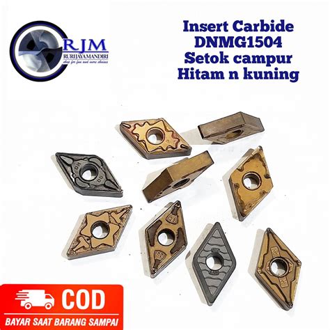 Insert Carbide Dnmg Cocok Untuk Pahat Bubut Material Besi Steel