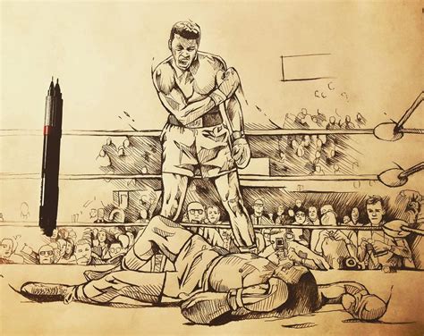 How To Draw Muhammad Ali Step By Step Drawing Guide By Michaely Artofit