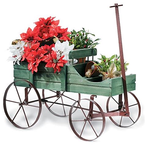 Collections Etc Amish Wagon Decorative Garden Decor