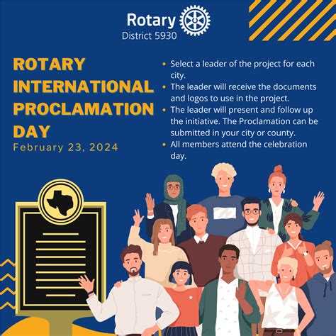 Rotary International Proclamation Day | District 5930