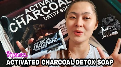 Rosmar Activated Charcoal Detox Soap Review Youtube