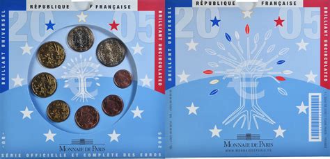 Frankreich 1 Cent To 2 Euro 2005 Monnaie De Paris Monnaie De Paris BU