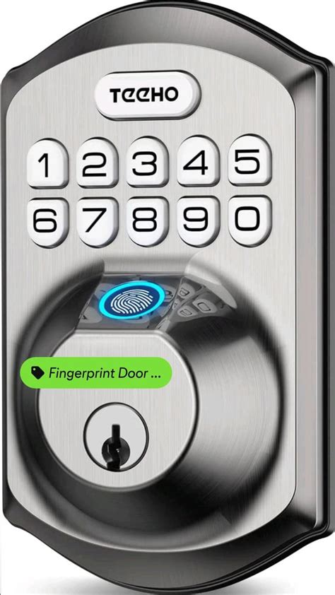 Keyless Entry Door Lock with Fingerprint Keypad