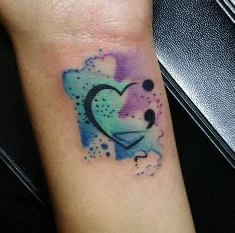 31 Best Semicolon Heart Tattoo ideas | semicolon tattoo, semicolon ...