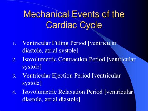 Ppt Electrical Events Of The Cardiac Cycle Electrophysiology