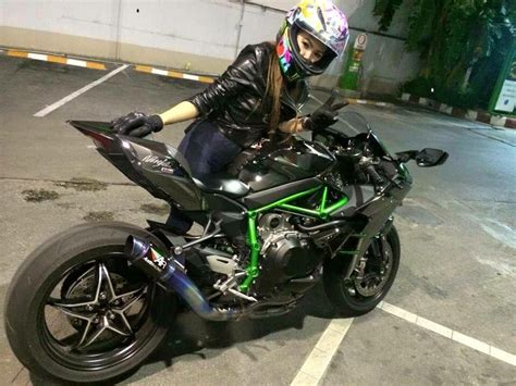 Kawasaki Ninja H2 Motorcycle Motorcycle Girl Moto Bike