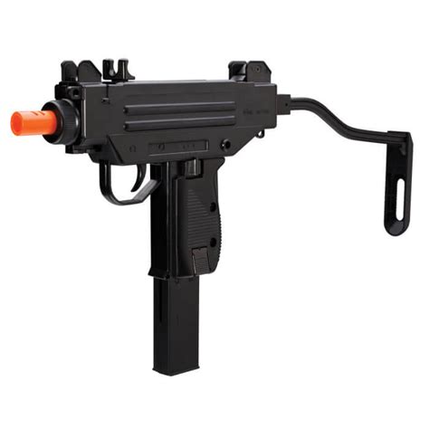 Mini Uzi Spring Black With Stock Elite Force Airsoft