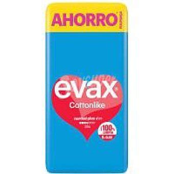 Evax Compresa Normal Plus Con Alas Evax Cottonlike Paquete Uds