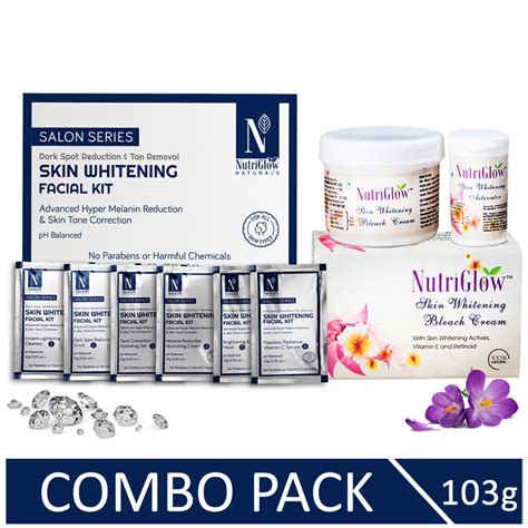 Nutriglow Naturals Advanced Pro Formula Skin Whitening Facial Kit