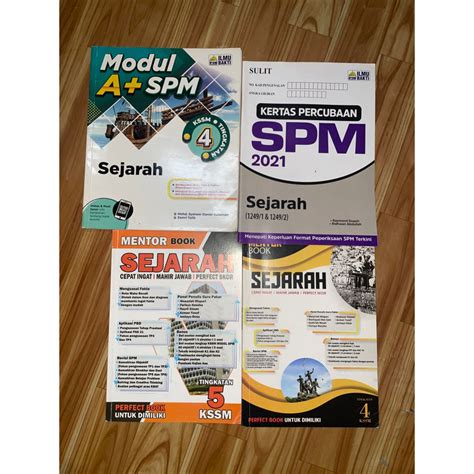 USED BUKU LATIHAN SEJARAH SPM Shopee Malaysia