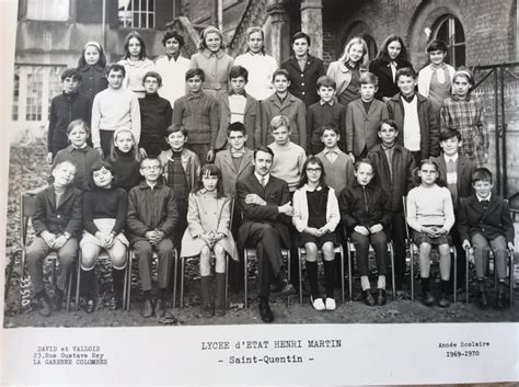 Photo De Classe Année 196970 De 1969 Lycée Henri Martin Copains Davant