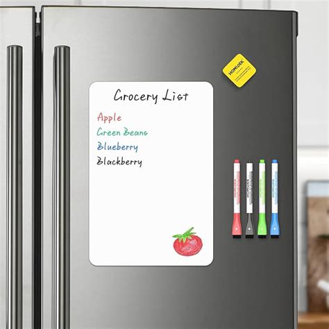 Amazon HOMiDEK Magnetic Whiteboard For Fridge Refrigerator Dry