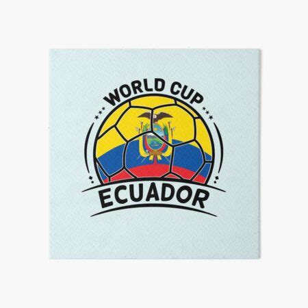 Lámina rígida Selección de fútbol de Ecuador 2022 en la Copa del Mundo