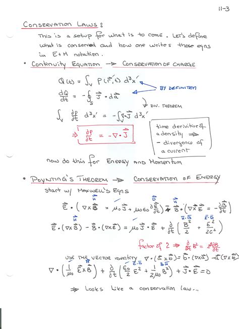 Physics C Lecture Conservation Laws