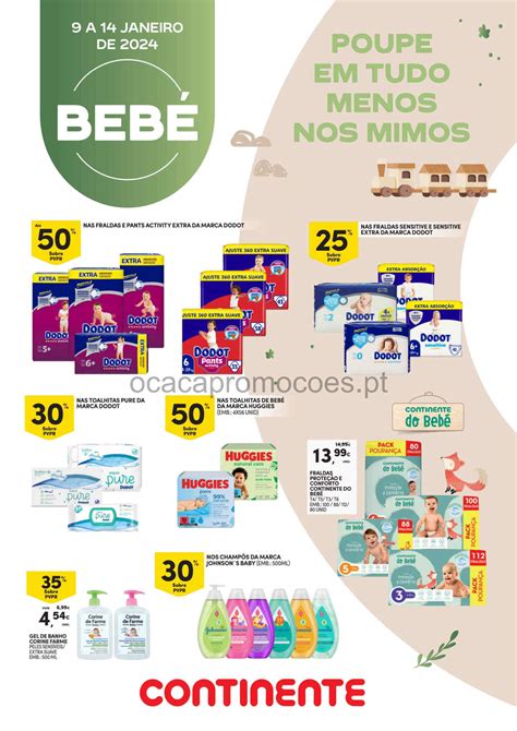 Antevisão Folheto CONTINENTE MODELO Feira do Bebé Promoções 9 janeiro a