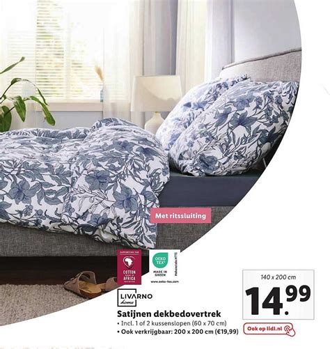 Livarno Staijnen Dekbedovertrek Aanbieding Bij Lidl 1Folders Nl