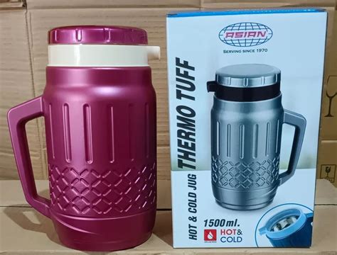 Ml Asian Thermo Tuff Hot Cold Jug At Piece Insulated Steel Water Bottle In Navi