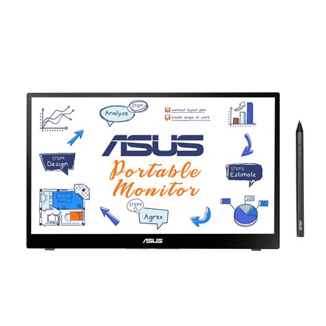 Asus ZenScreen Ink MB14AHD 14 Inch Multi Touch Monitor 90LM063V B01170