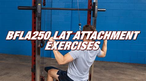 Best Fitness BFLA250 Lat Attachment Exercises Best Smith Machine