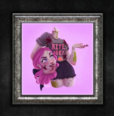 Zombae Hand Drawn Original Art Print - Etsy