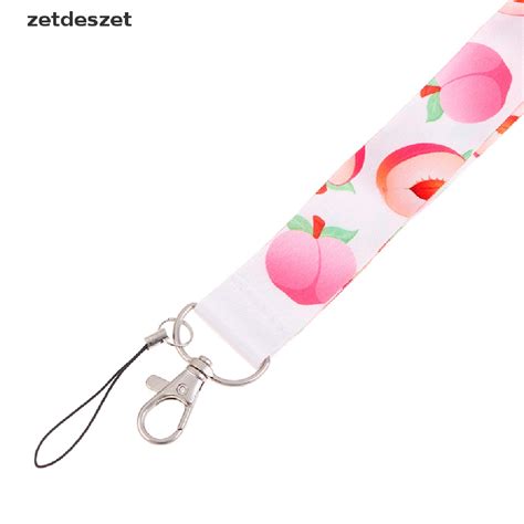 Zetdeszet Universal Fruit Lanyard For Keys Cute Watermelon Lemon