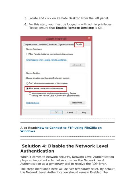 Ppt A Guide To Fix Rdp Error An Internal Error Has Occurred