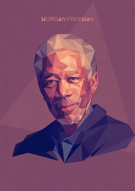 Polygonal Portraits On Behance