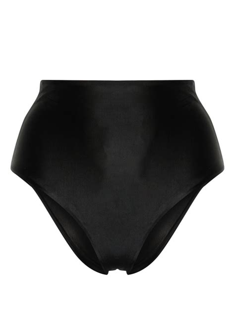 Raquel Diniz X Lenny Niemeyer High Waisted Bikini Bottoms Black FARFETCH UK
