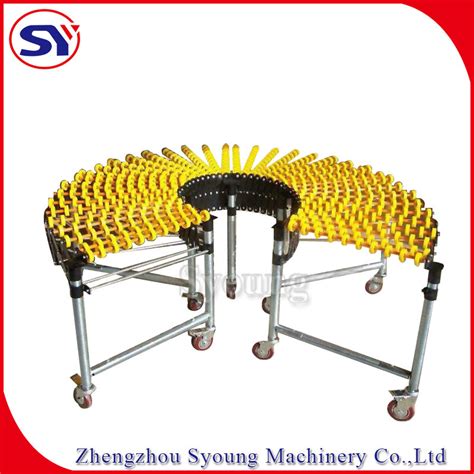 Gravity Plastic Skate Wheel Expandable Conveyor Telescopic For