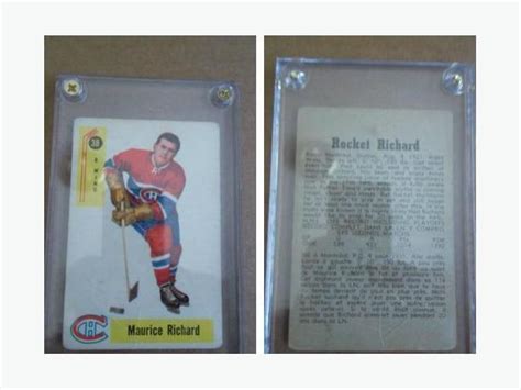 1958/59 Parkhurst Rocket Richard hockey card