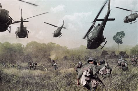 1st Air Cavalry Deployment, Vietnam, 1965 : Colorization