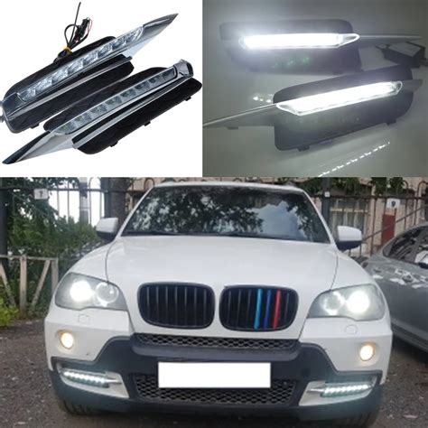 Drl Daytime Running Lights For Bmw X E Daylight Led Fog