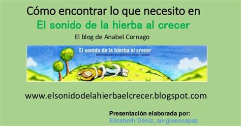 Blog De Recursos El Sonido De La Hierba Al Crecer