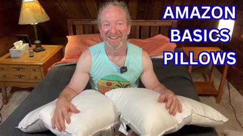 Amazon Basics Down Alternative Bed Pillows Youtube